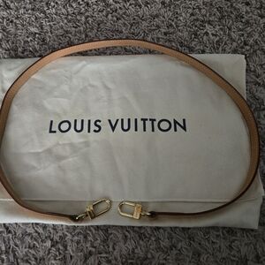 Louis Vuitton Brown Leather Strap